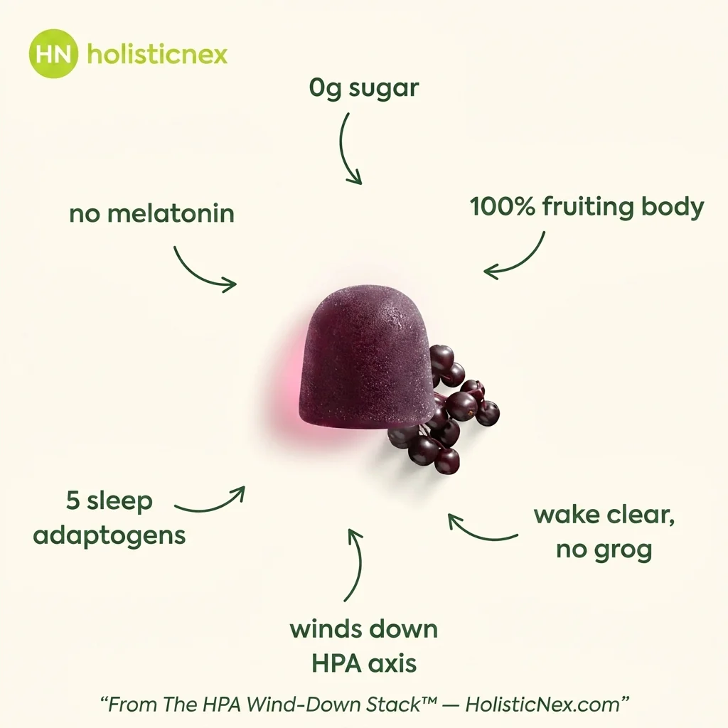 HolisticNex Sleep Mushroom Gummies - Image 3