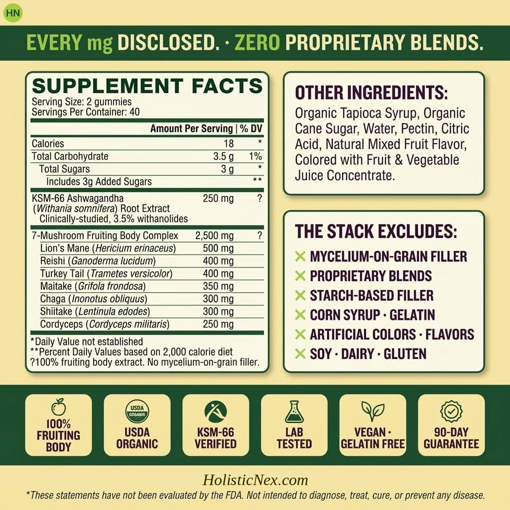 7-Mushroom Performance Gummies - Image 8